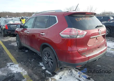 2016 Nissan Rogue Sl from USA, damaged, VIN 5N1AT2MV4GC766833